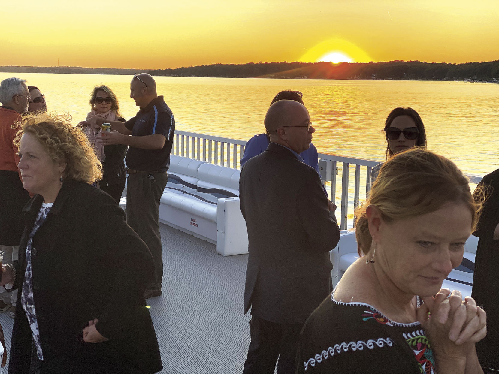 Sunset on Delavan Lake